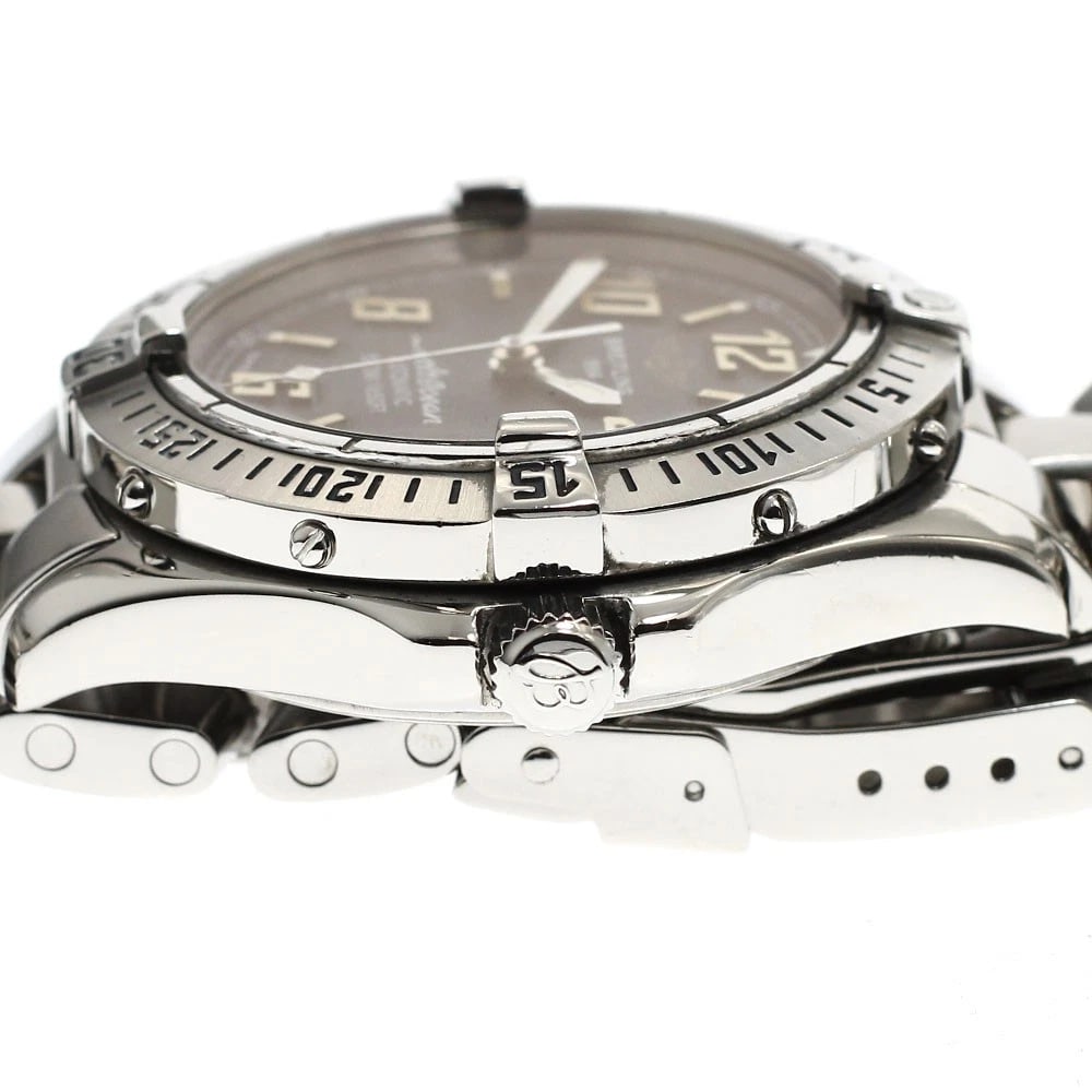 BREITLING COLT OCEAN DATE BLACK AUTOMATIC WATCH - 3