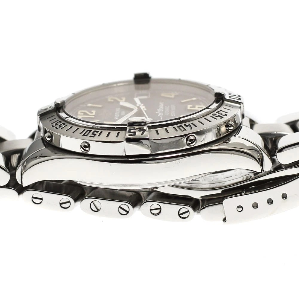 BREITLING COLT OCEAN DATE BLACK AUTOMATIC WATCH - 4