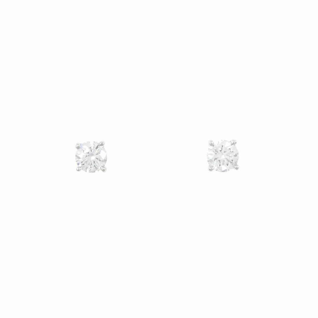 TIFFANY&CO. SOLITAIRE PIERCE: TIFFANY&Co. Solitaire Pierce Brand: TIFFANY&Co. Type/Style: TIFFANY&Co. Pierce/Earring Material: Platinum950, Main Stone/Creation Natural Color: Silver Size: Actual Size Approx. height x width: 3.8mm
