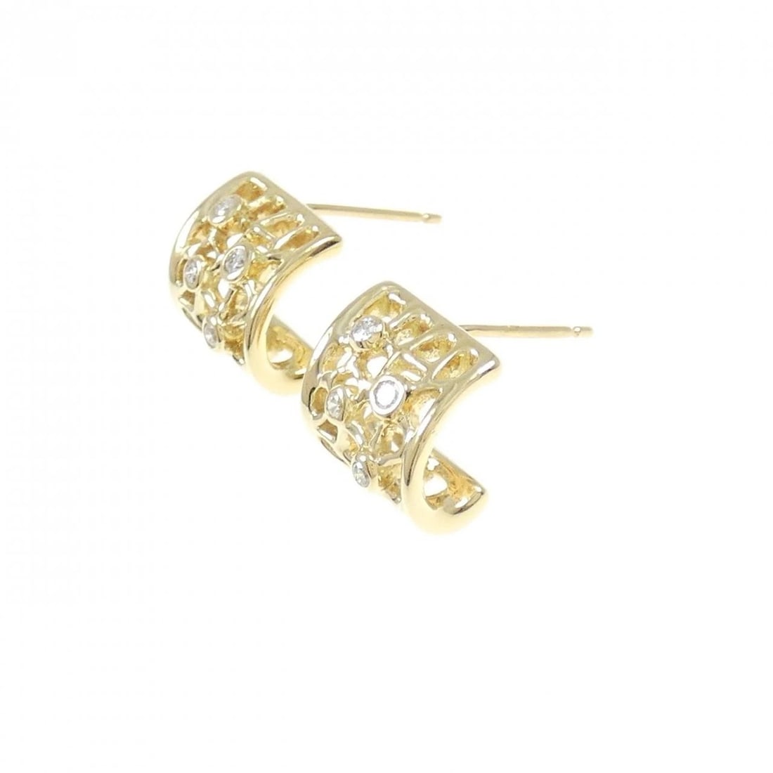 K18YG DIAMOND PIERCE - 2