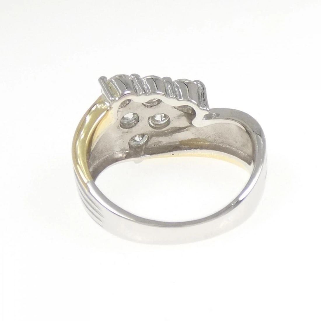 PT900/K18YG DIAMOND RING - 2