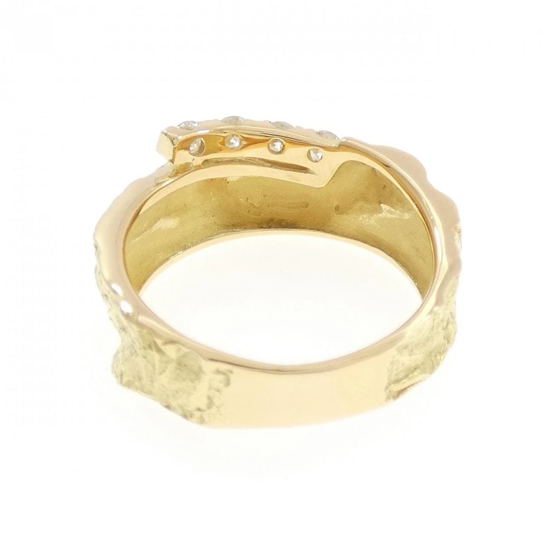 K18YG DIAMOND RING - 2