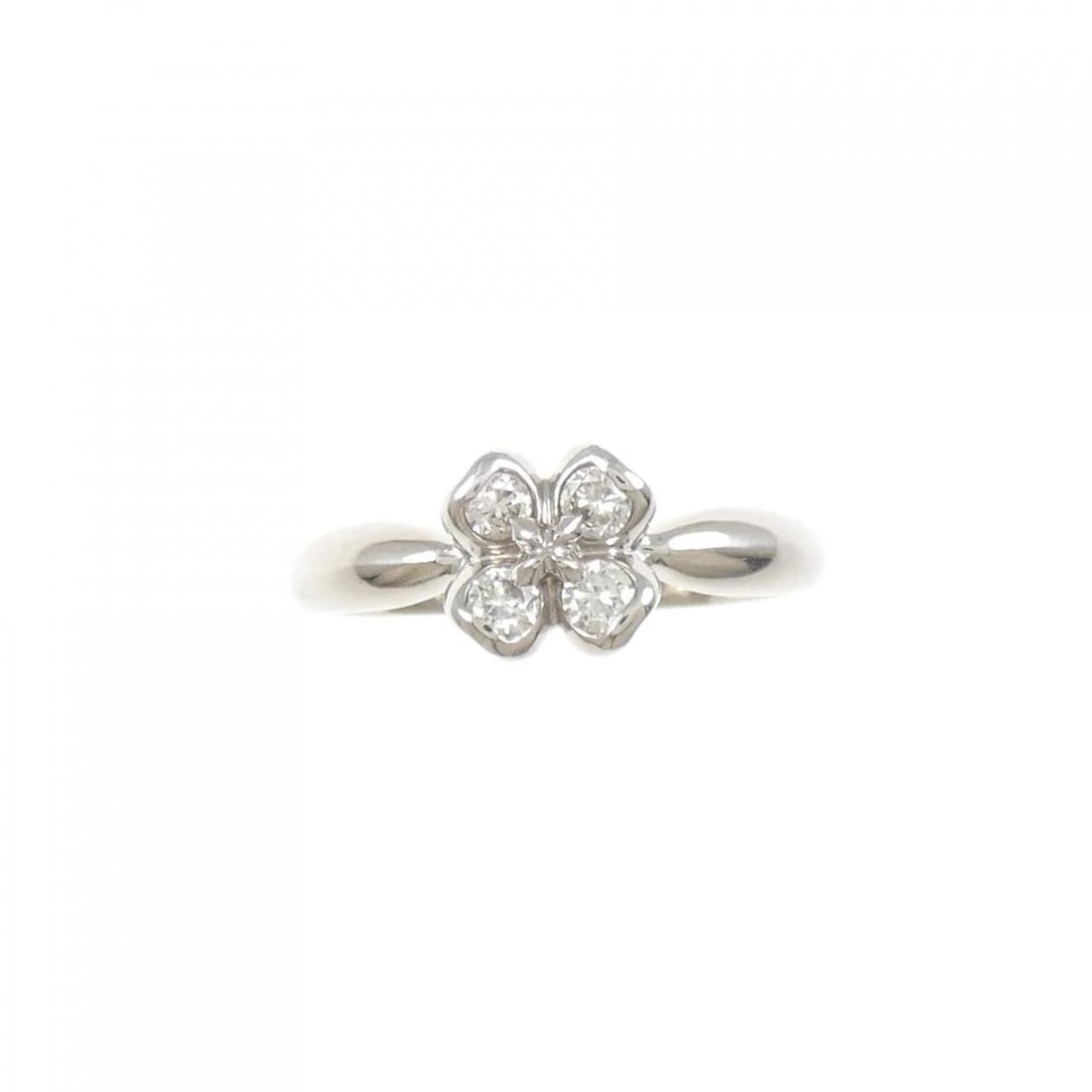 PT900 FLOWER DIAMOND RING - 2