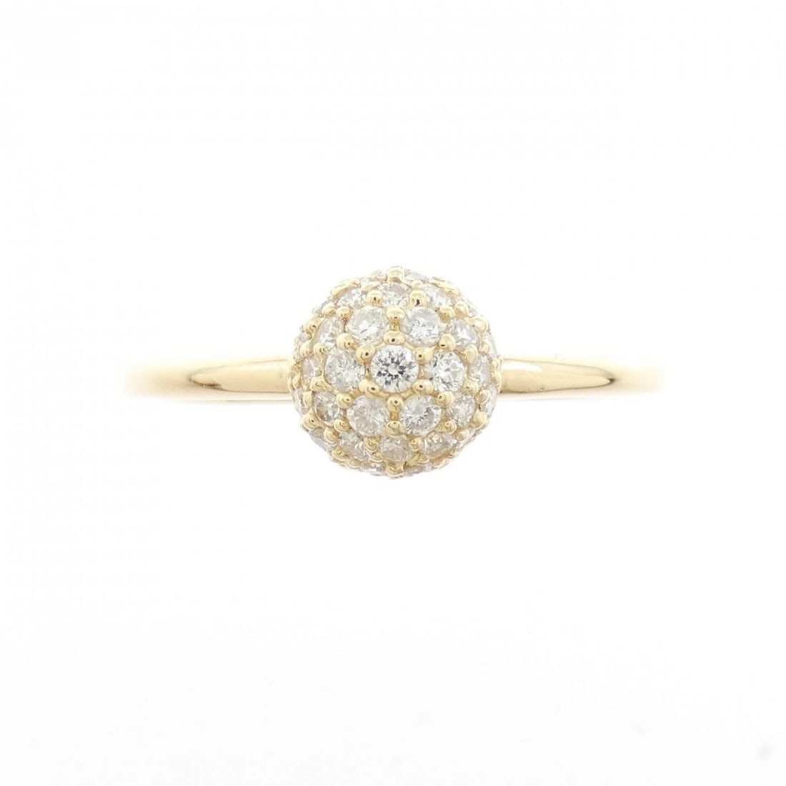 K18YG DIAMOND RING - 2