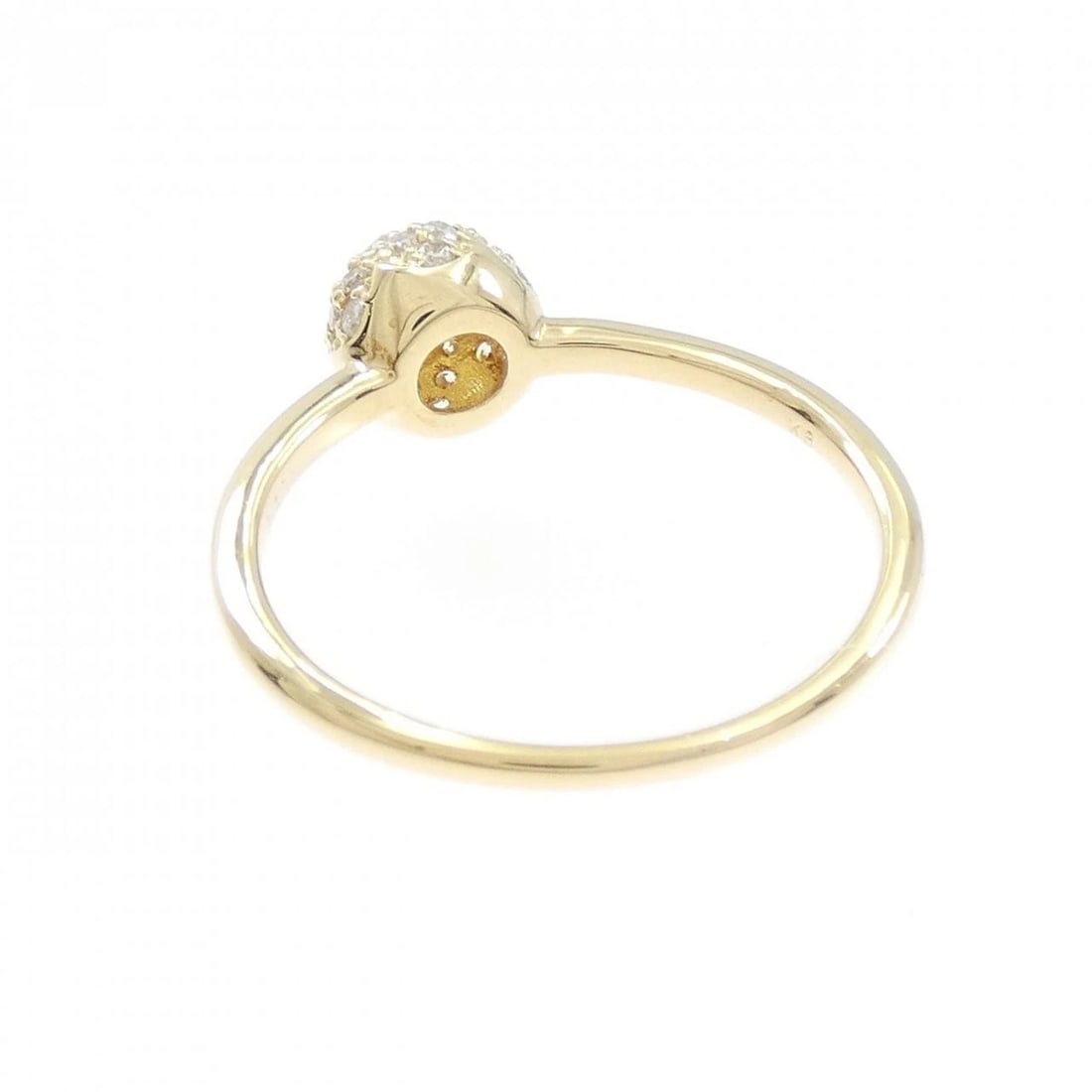 K18YG DIAMOND RING - 3