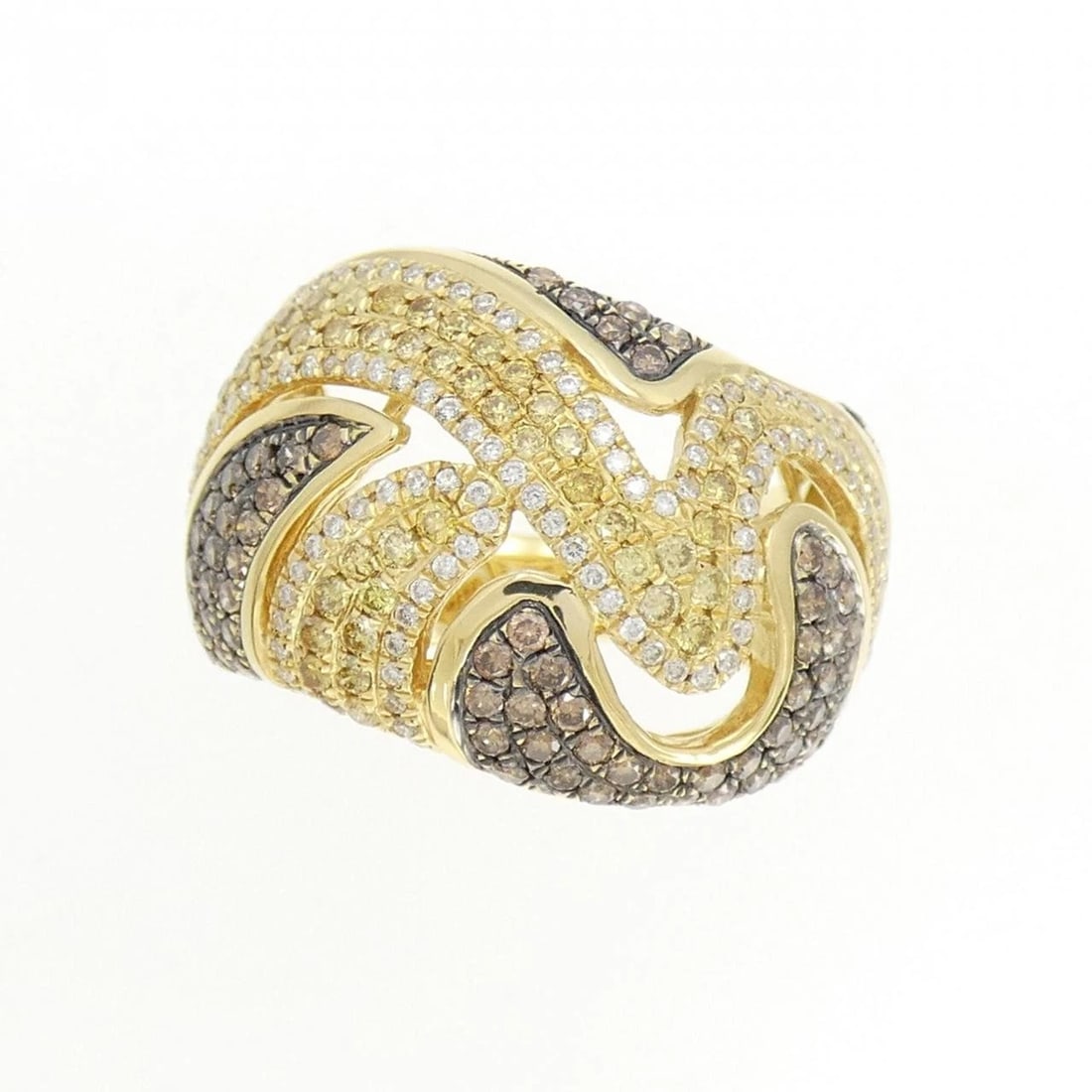 18KYG/18KBG DIAMOND RING - 2