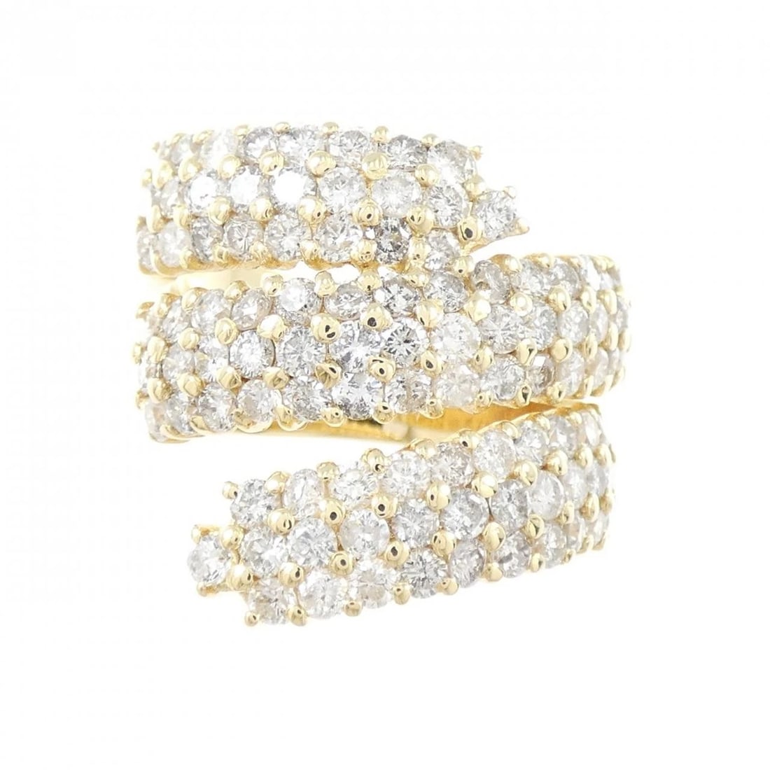K18YG DIAMOND RING - 2