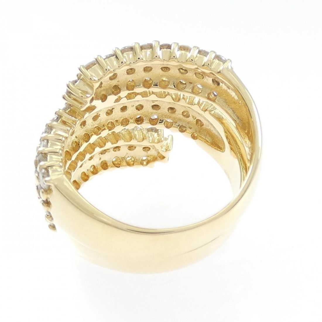K18YG DIAMOND RING - 3