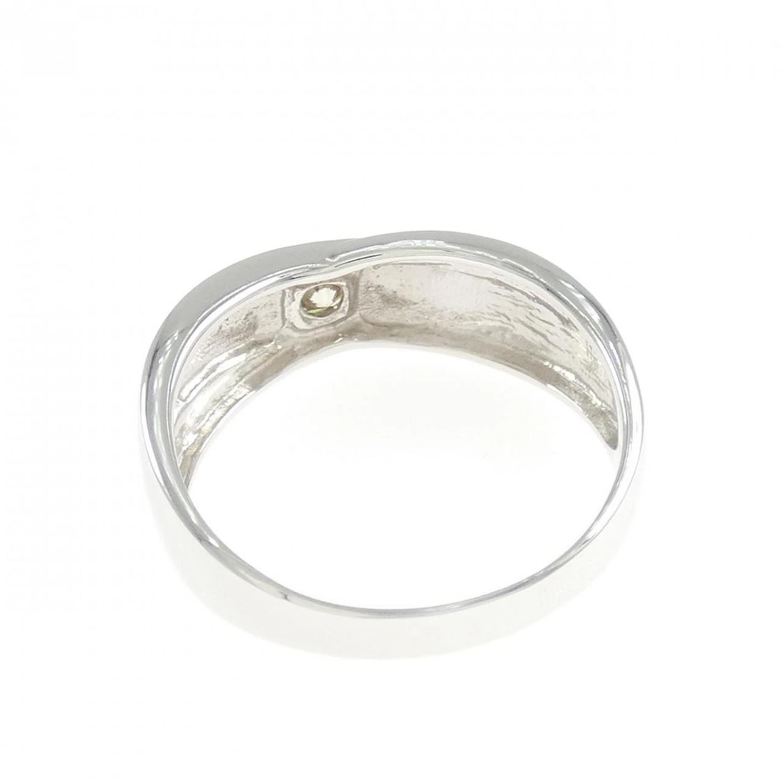 K18WG DIAMOND RING - 2