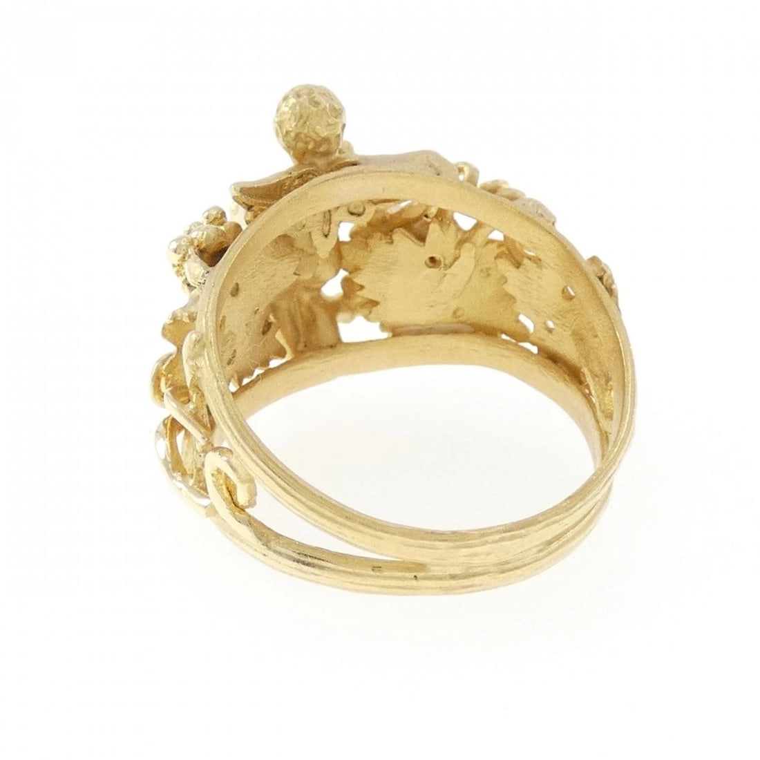 750YG ANGEL DIAMOND RING - 2
