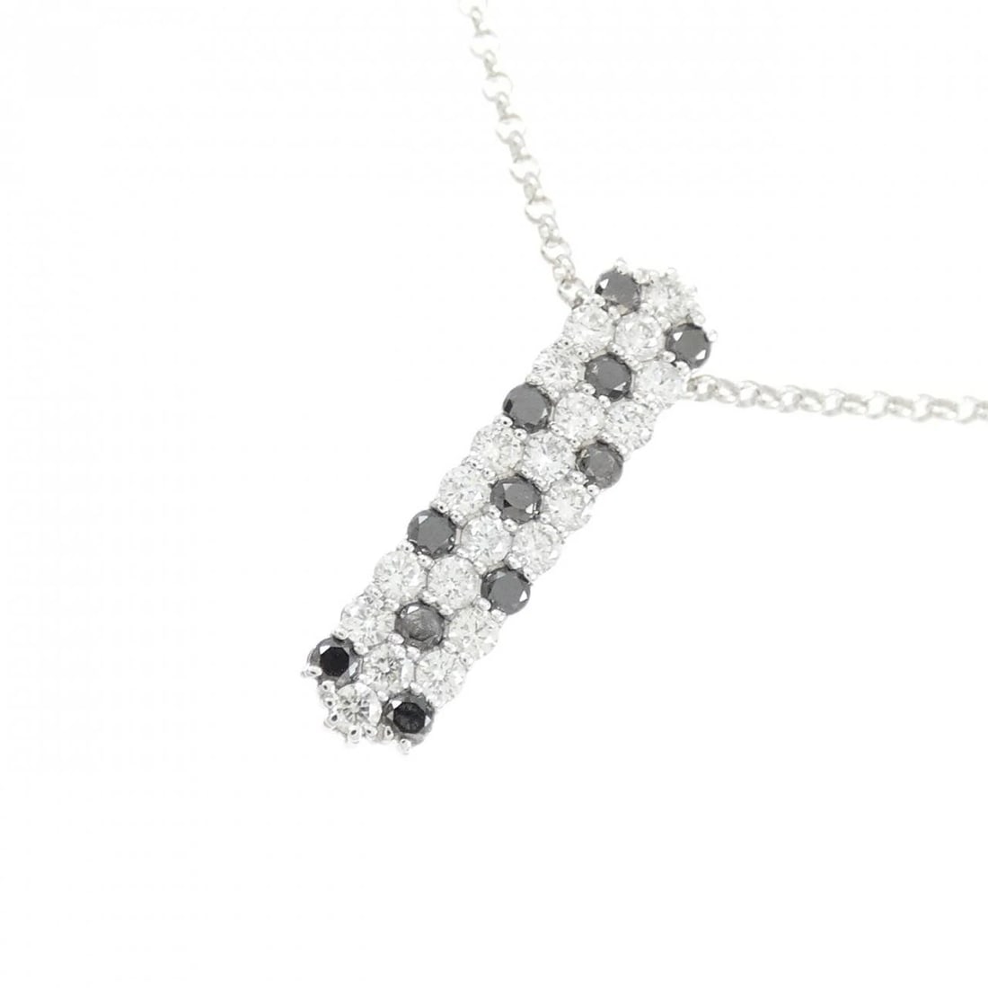 K18WG DIAMOND NECKLACE - 3