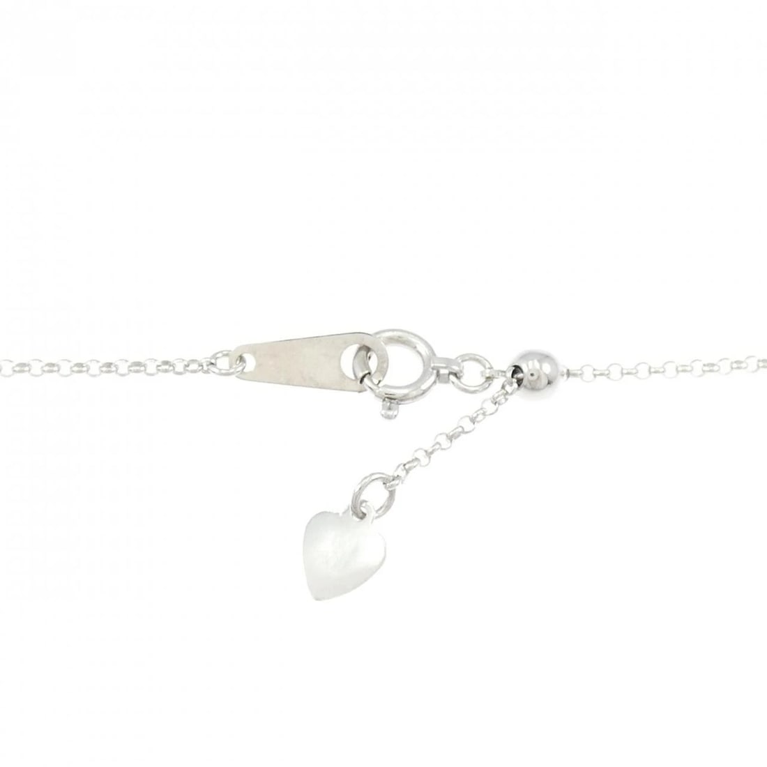 K18WG DIAMOND NECKLACE - 4