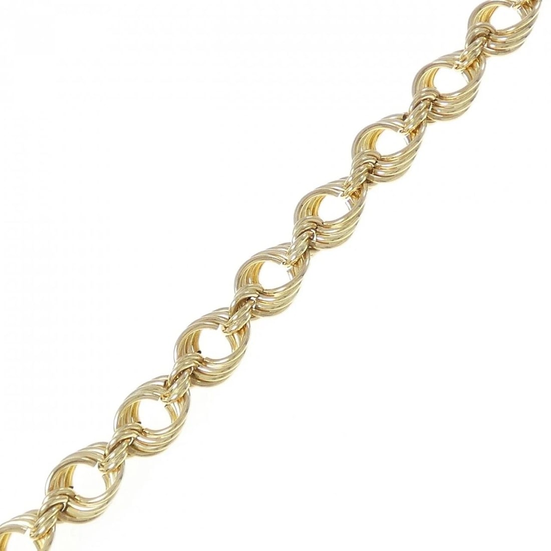 K18YG BRACELET: K18YG bracelet Brand: Unbranded Type/Style: Bracelet Material: K18YG, Color: YG Size: 18cmActual Size Max width approx: 8.0mm Accessories: None Accessories Notice: When purchasing pre-owned goods,