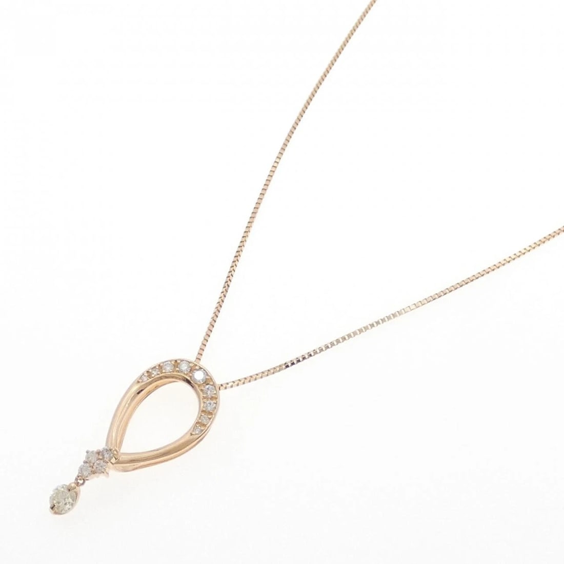 K18PG DIAMOND NECKLACE - 2