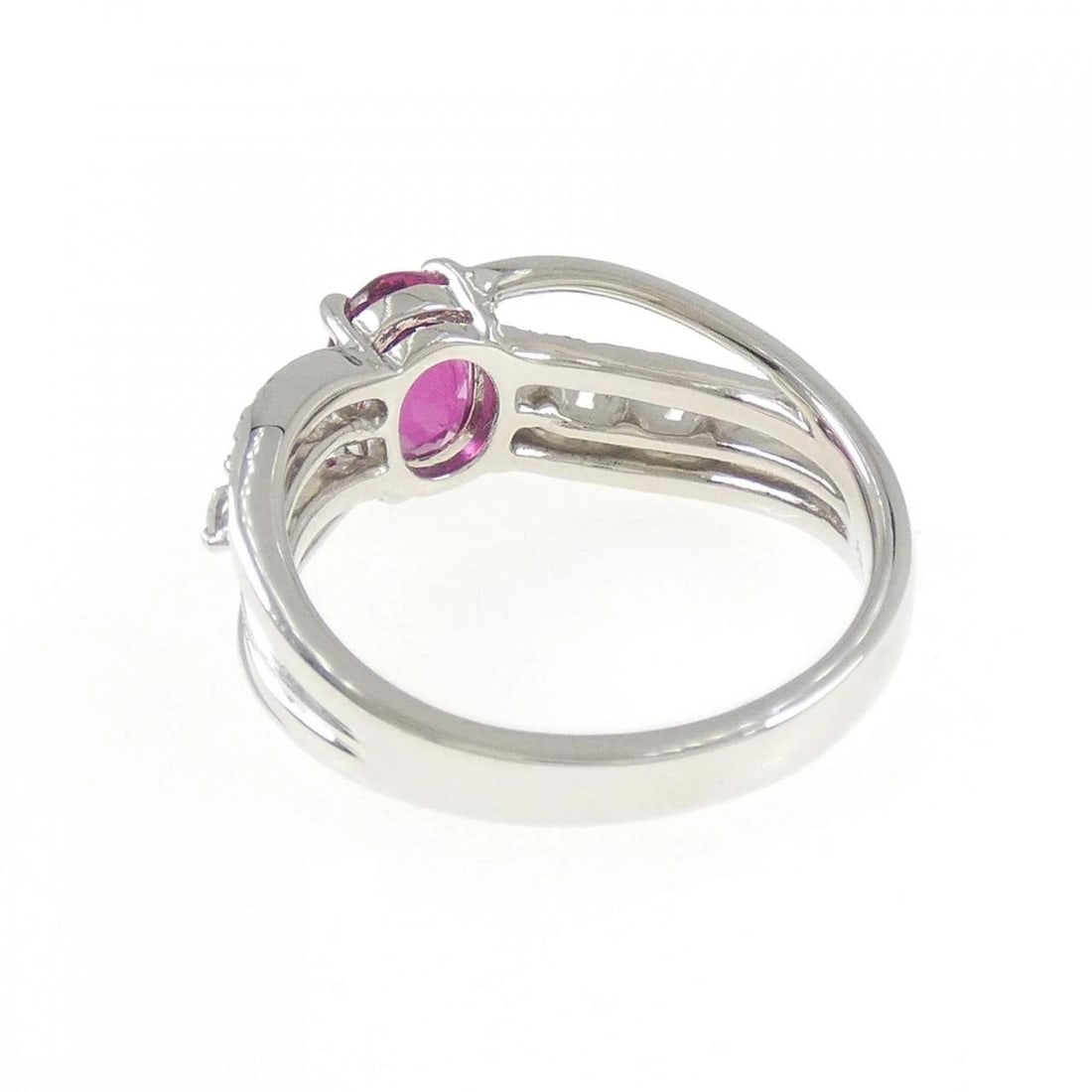 PT900 RUBELLITE TOURMALINE RING - 2