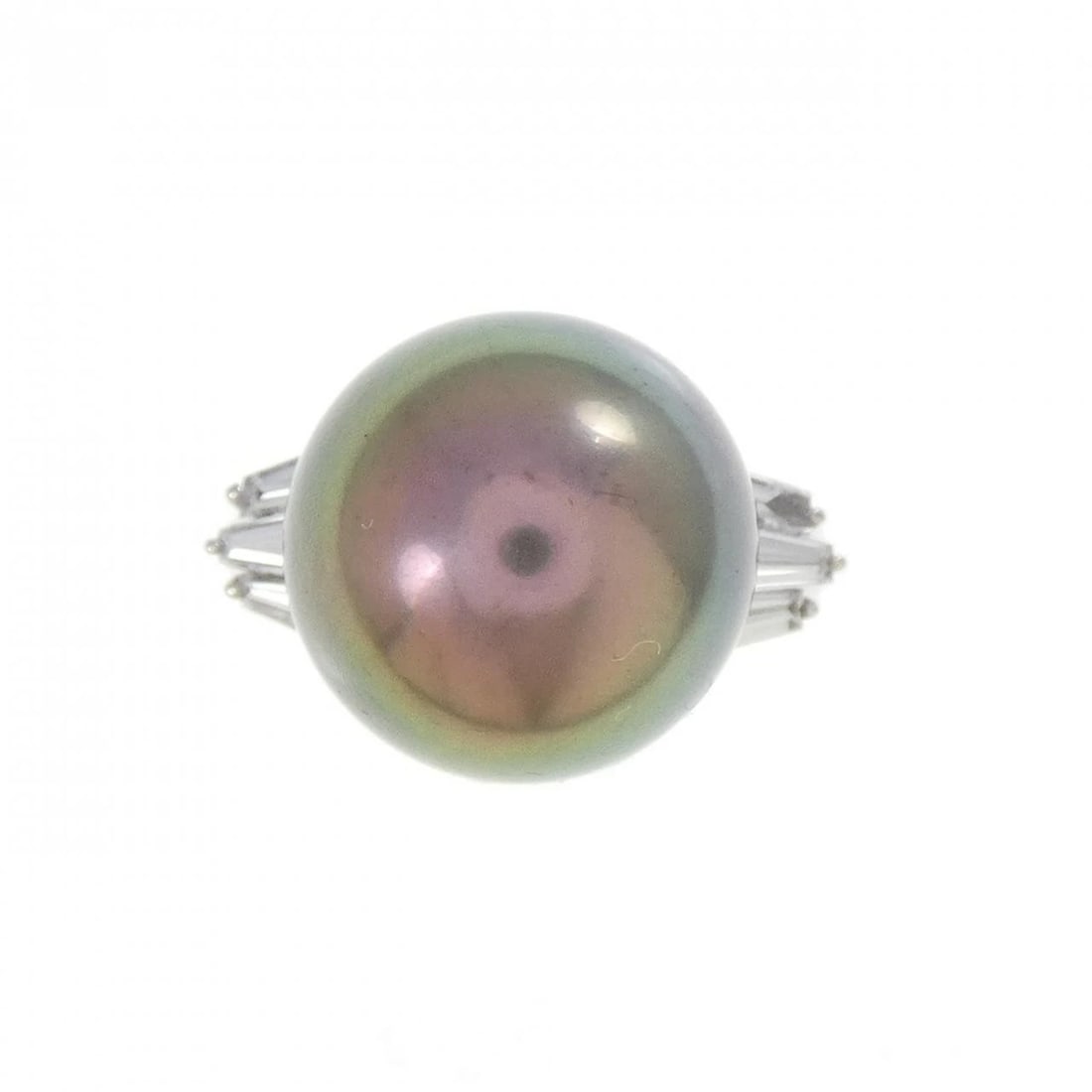 PT900 BLACK PEARL RING - 2