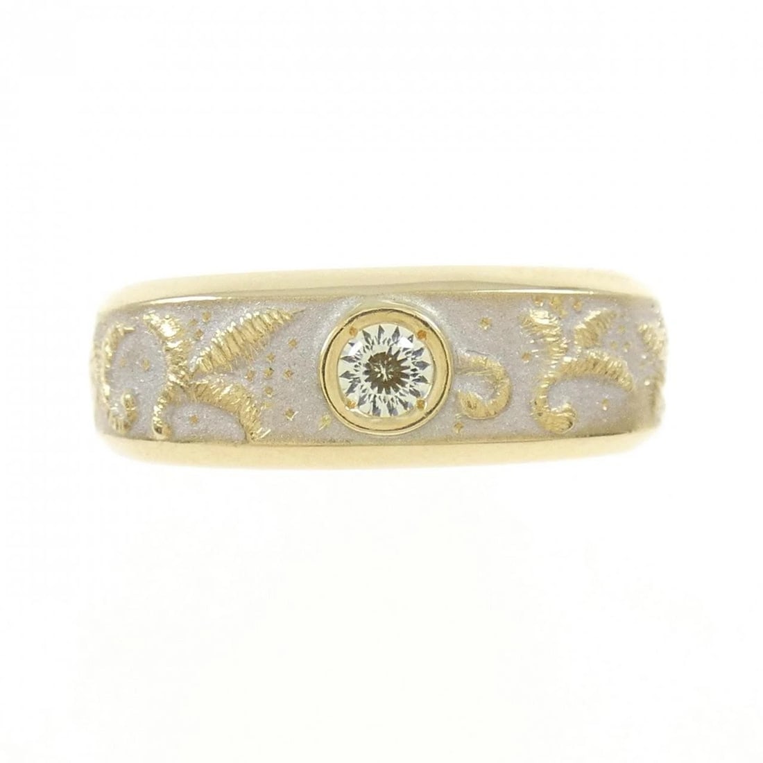 K18YG/K18WG DIAMOND RING - 2