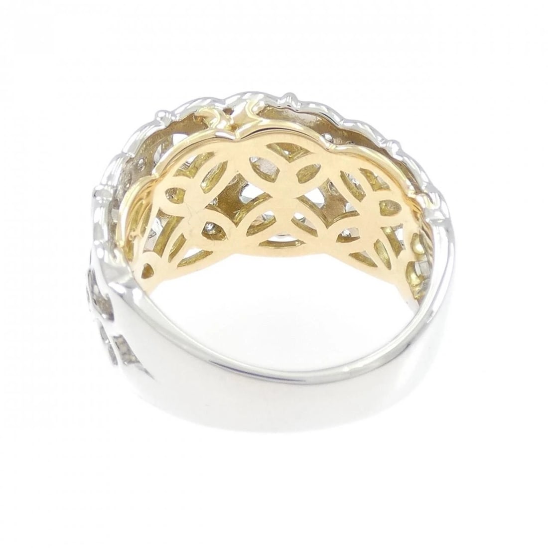 PT900/K18YG DIAMOND RING - 3