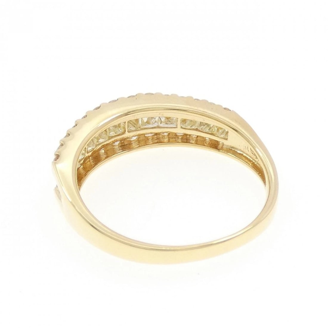 K18YG DIAMOND RING - 3