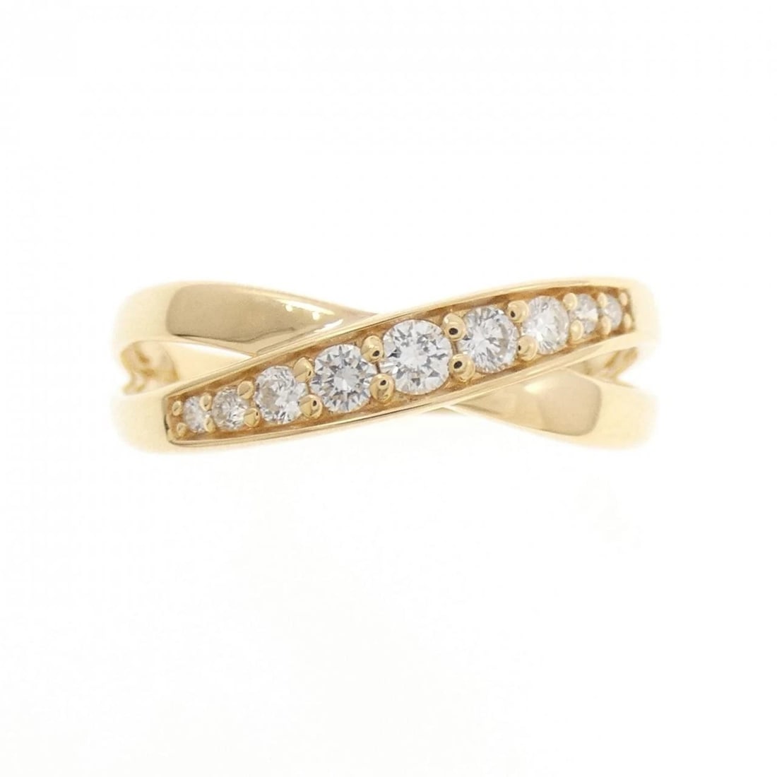 K18YG DIAMOND RING - 2