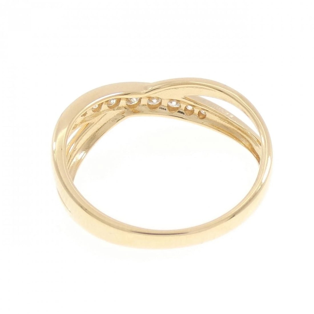 K18YG DIAMOND RING - 3