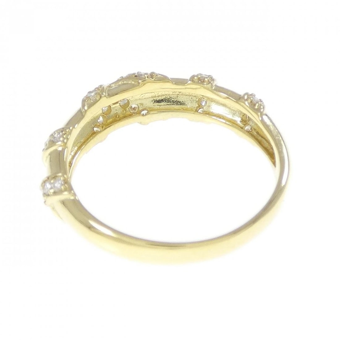 K18YG DIAMOND RING - 2
