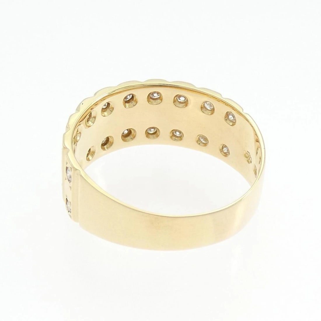 K18YG DIAMOND RING - 2