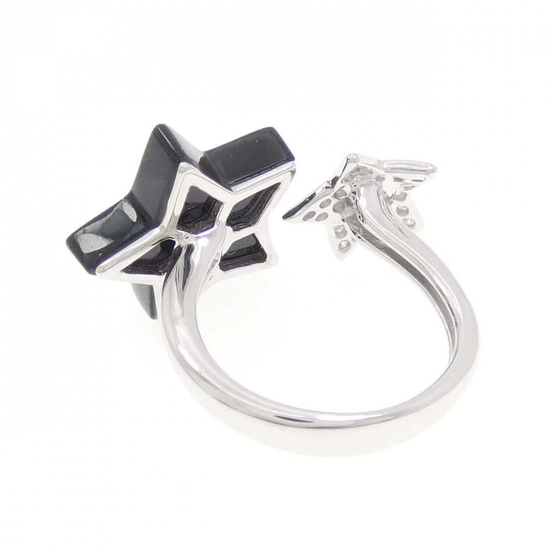 K18WG STAR ONYX RING - 3