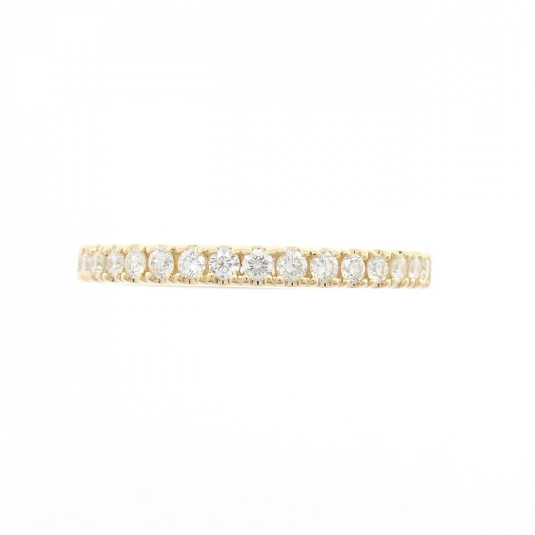 K18YG DIAMOND RING: K18YG Diamond Ring Brand: Unbranded Type/Style: Diamond ring Material: K18YG, Main Stone/Creation Natural Color: YELLOW GOLD Size: US 8.5 Accessories: None Accessories Notice: When purchasing