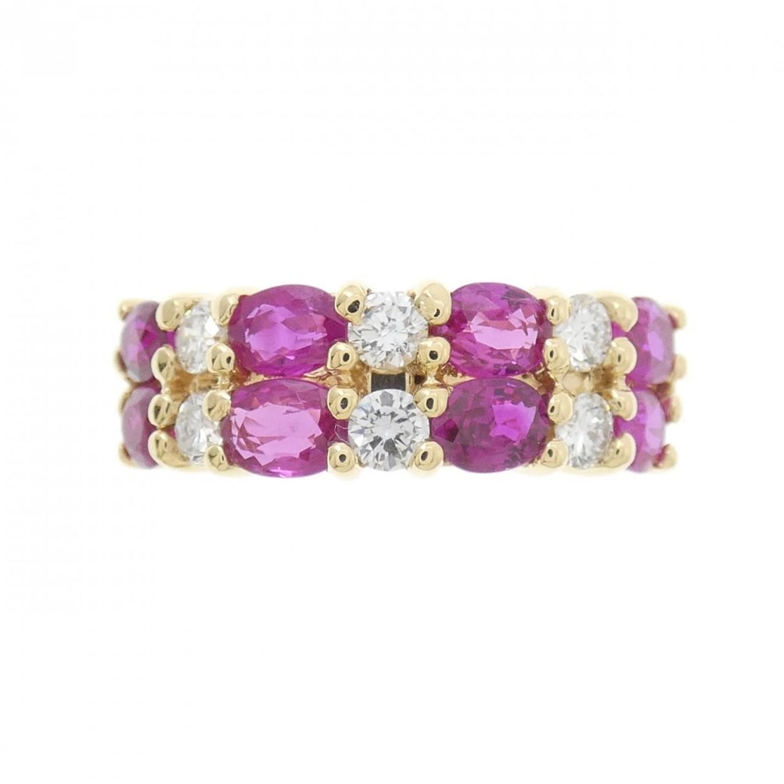 18K YELLOW GOLD RUBY RING (1 of 2)