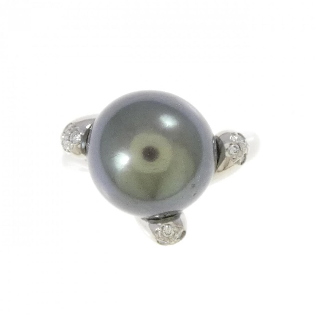 PT900 BLACK PEARL RING - 2