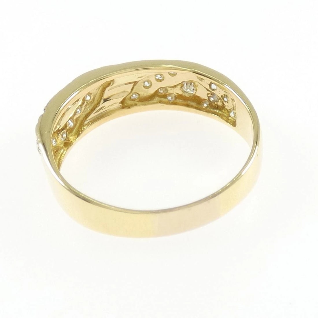 750YG DIAMOND RING - 3