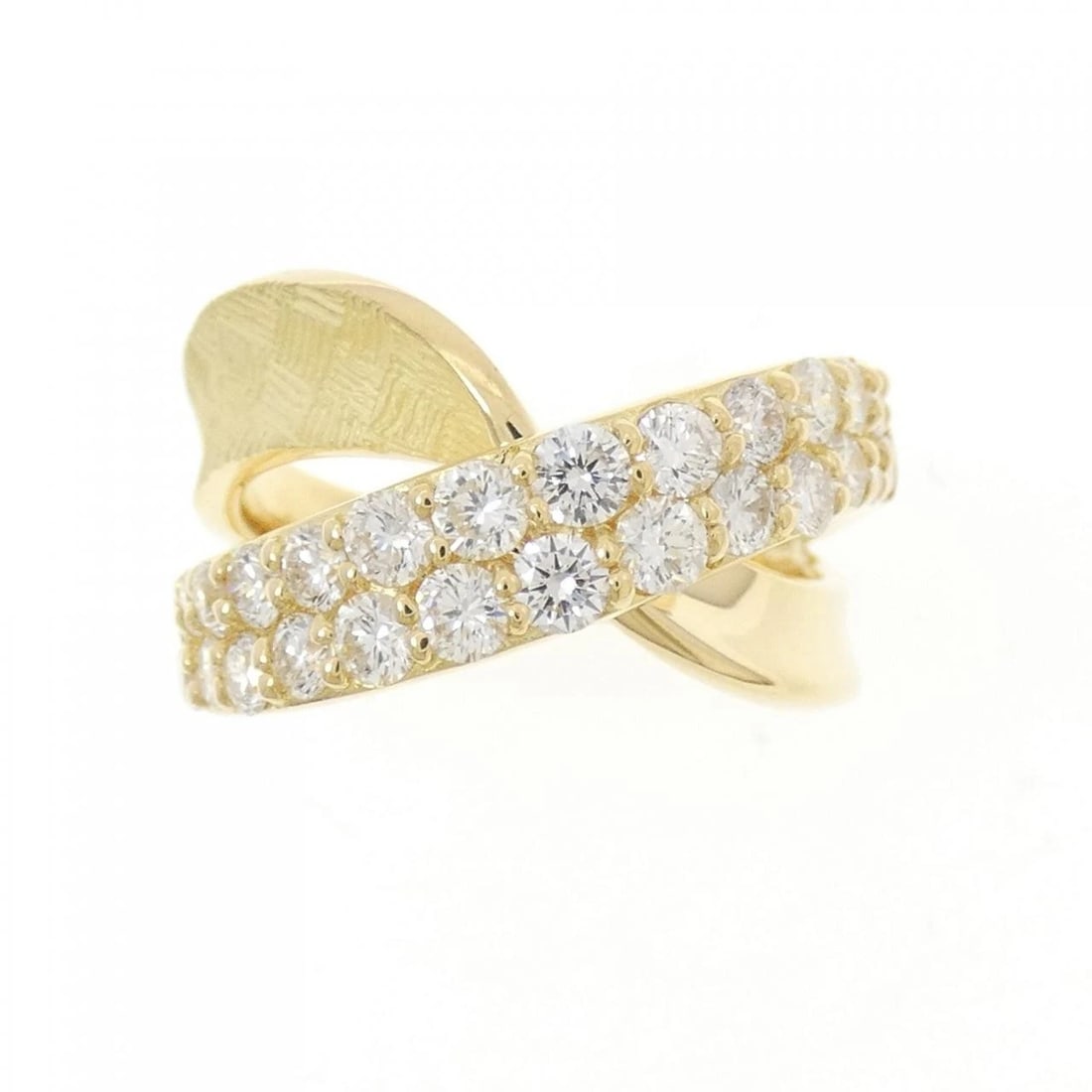 K18YG DIAMOND RING: K18YG Diamond Ring Brand: Unbranded Type/Style: Diamond Ring Material: K18YG, Main Stone/Creation Natural Color: Yellow Gold Size: US 7 Accessories: None Accessories Notice: When purchasin