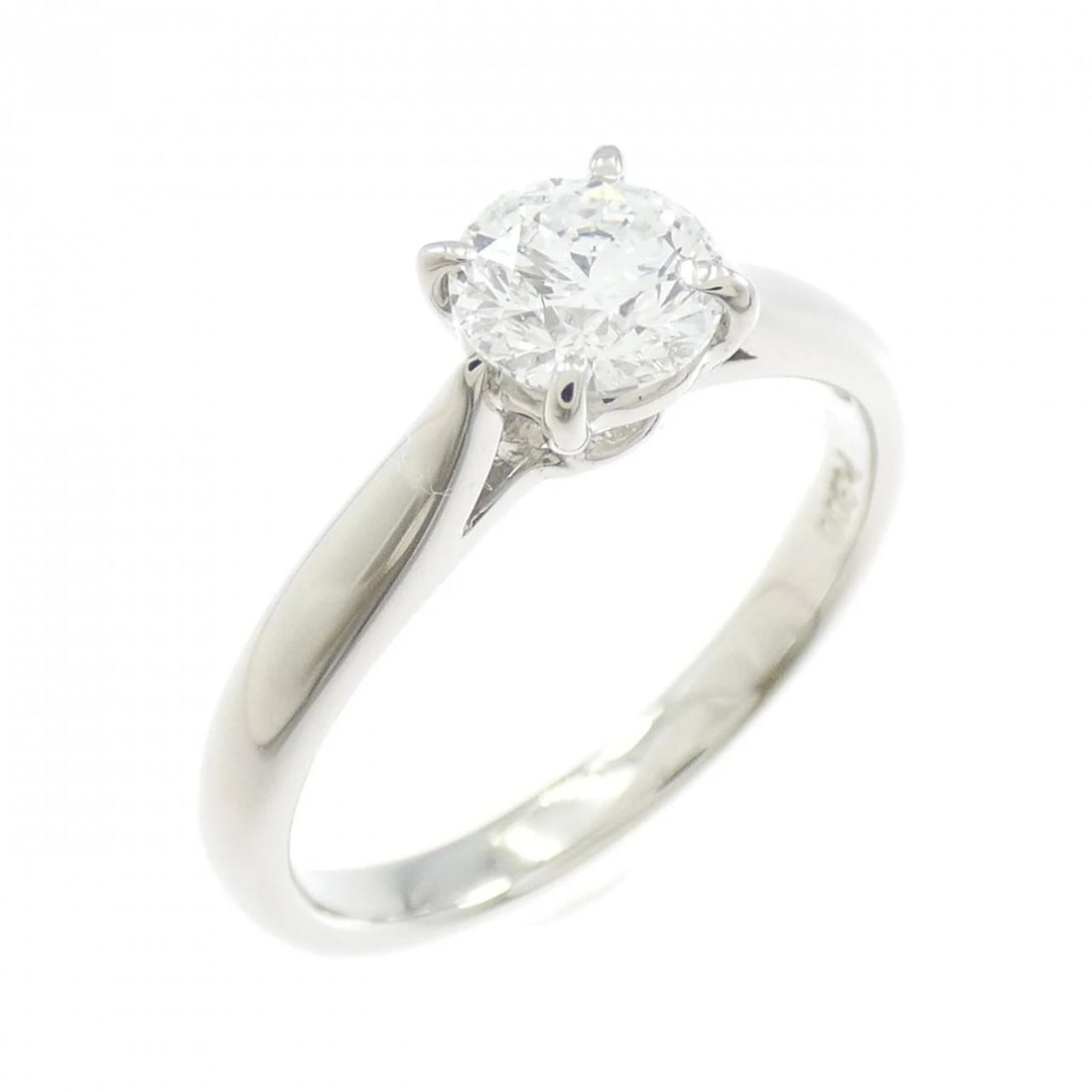 PT900 DIAMOND RING: PT900 Diamond Ring Brand: Unbranded Type/Style: Ring Material: PT900, Main Stone/Creation Natural Color: Silver Size: US 6 1/4 Accessories: None Accessories Notice: When purchasing pre-owned goods,