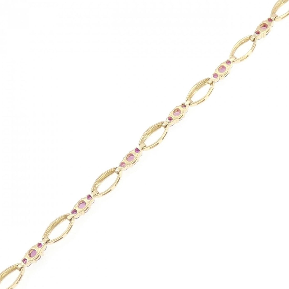 18K YELLOW GOLD RUBY BRACELET - 2