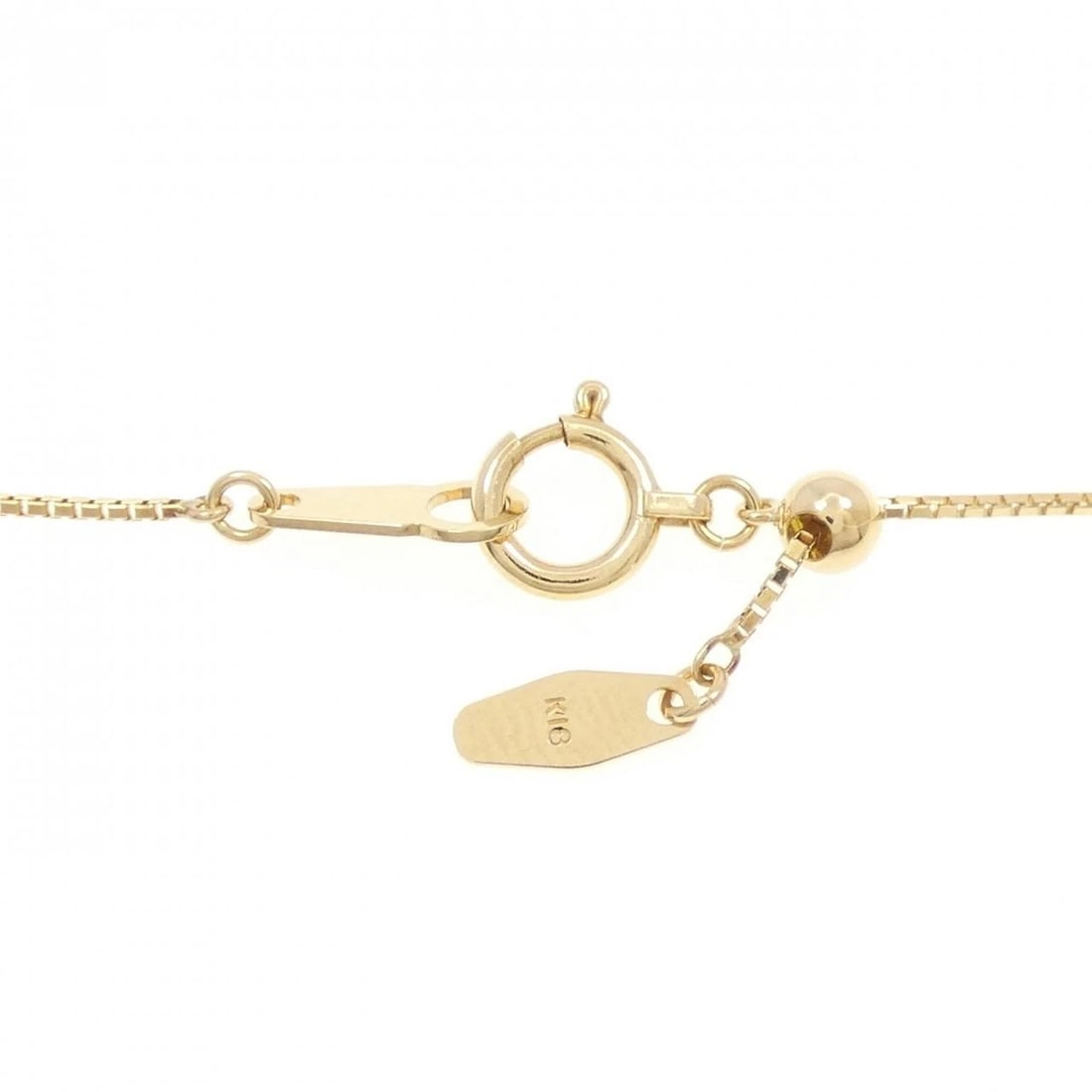 K18YG FLOWER DIAMOND NECKLACE - 4