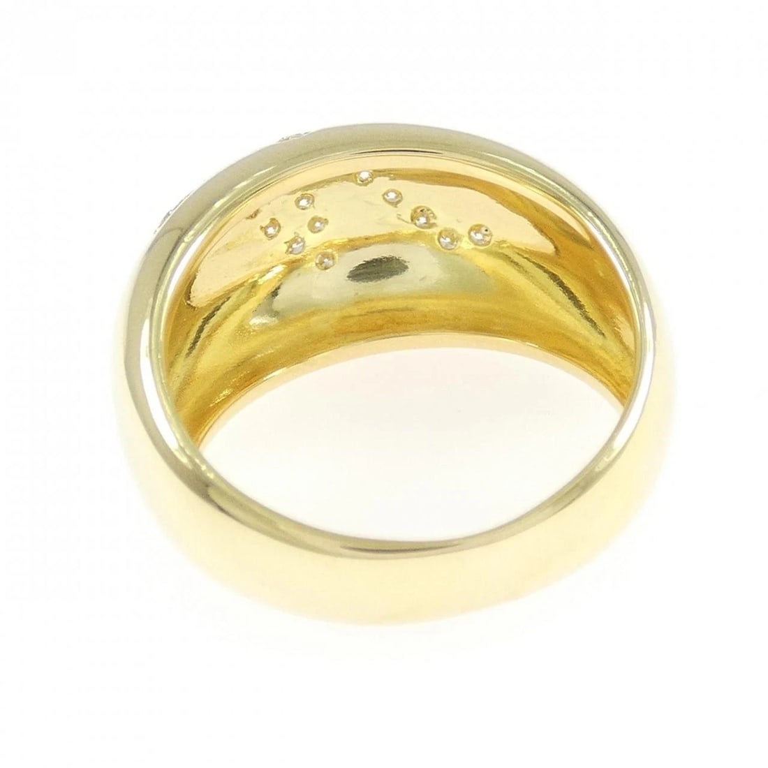 750YG INITIAL N DIAMOND RING - 2