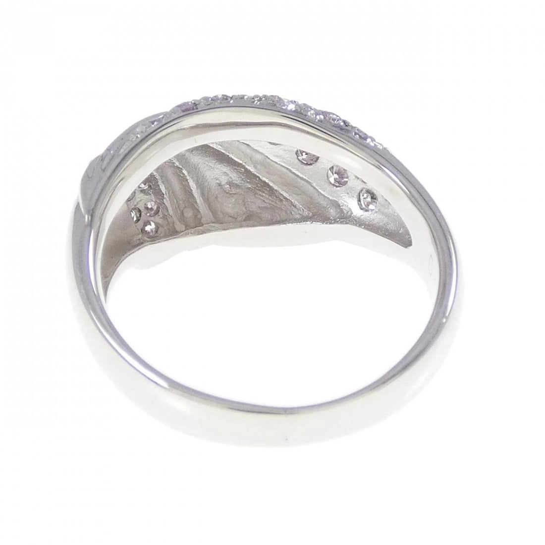 PT900 PINK DIAMOND RING - 3