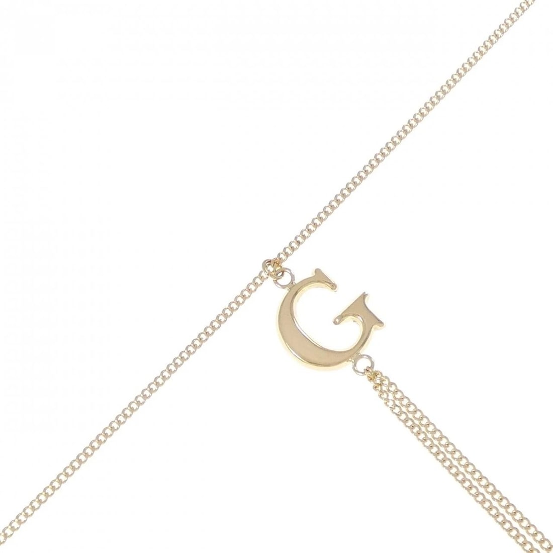 18K YELLOW GOLD INITIAL G FINGER BRACELET: 18K Yellow Gold Initial G Finger Bracelet Brand: Unbranded Type/Style: Bracelet Material: K18YG, Color: YELLOW GOLD Size: 18-22CM Actual Size Motif length x width: 14.1mm x 15.2mm Chain maximum