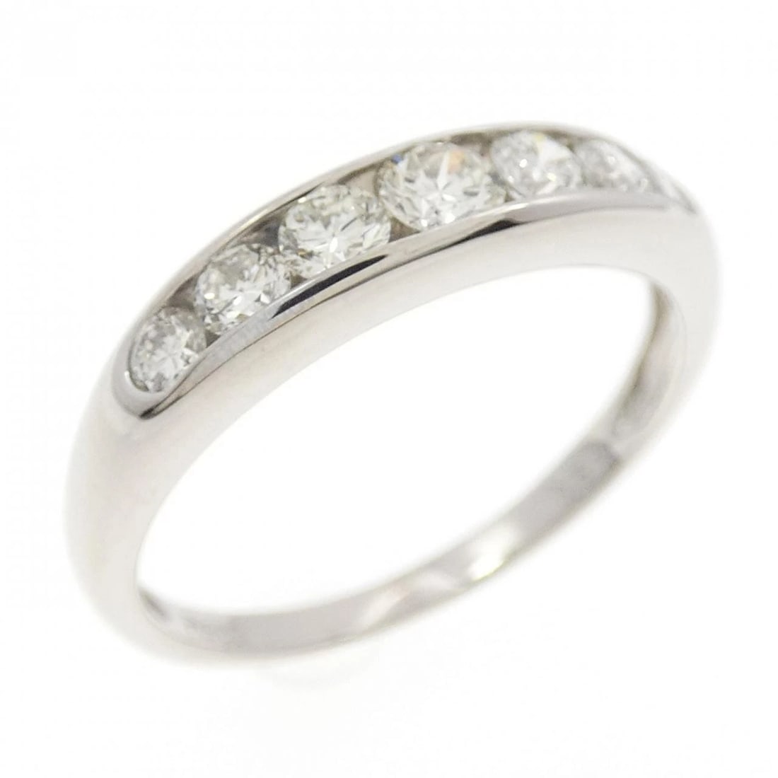 PT900 DIAMOND RING: PT900 Diamond Ring Brand: Unbranded Type/Style: Diamond Ring Material: PT900, Main Stone/Creation Natural Color: Silver Size: US 7 Accessories: None Accessories Notice: When purchasing pre-owned