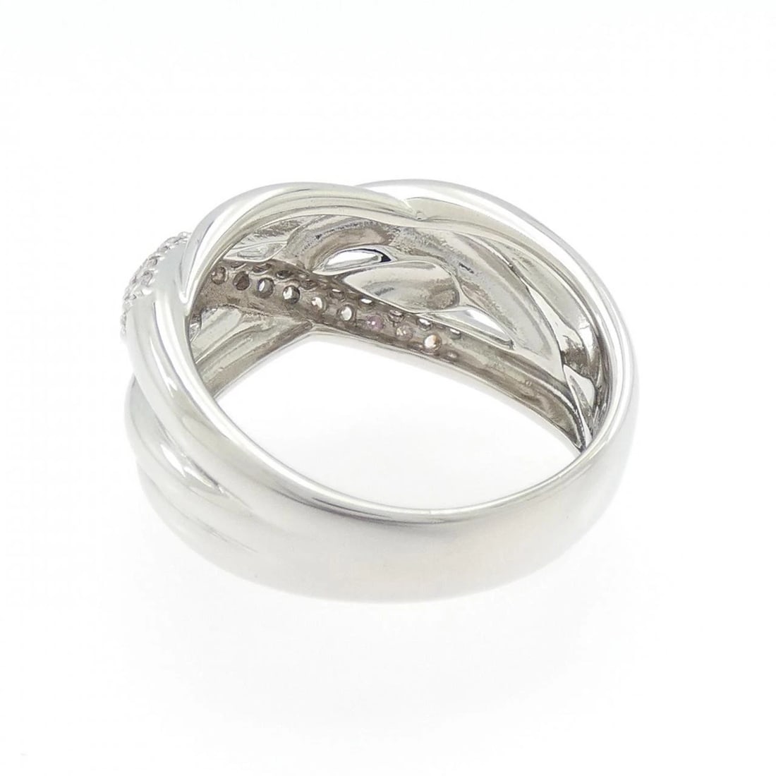 PT900 PINK DIAMOND RING - 2