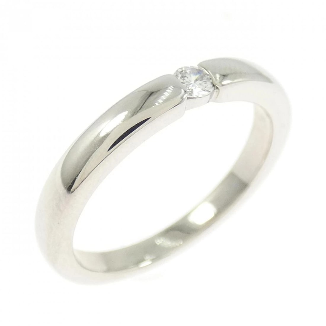 PT900 DIAMOND RING: PT900 Diamond Ring Brand: Unbranded Type/Style: Diamond Ring Material: PT900, Main Stone/Creation NATURAL Color: Silver Size: US 7 Accessories: None Accessories Notice: When purchasing pre-owned