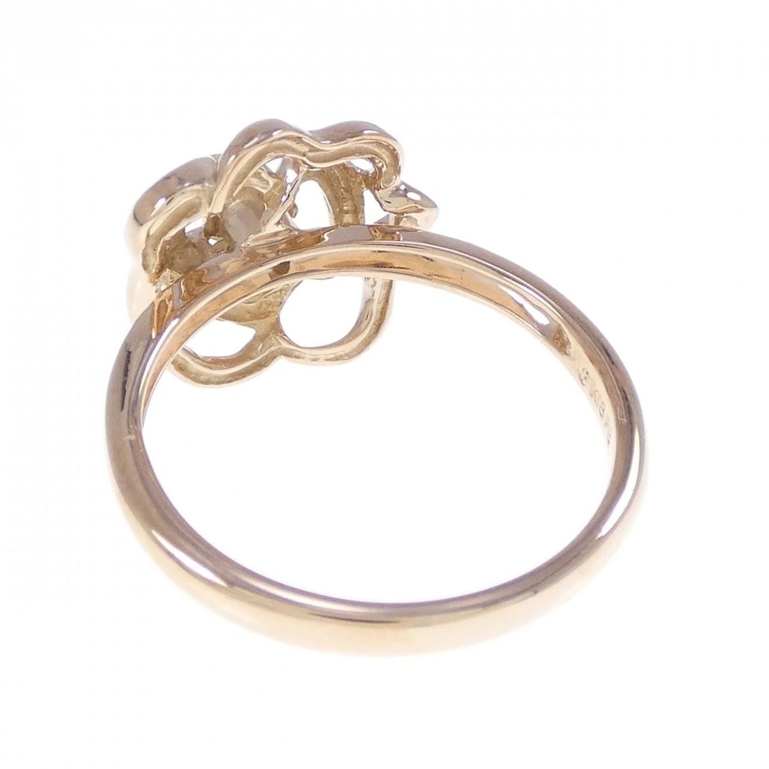 K18PG ROSE DIAMOND RING - 2