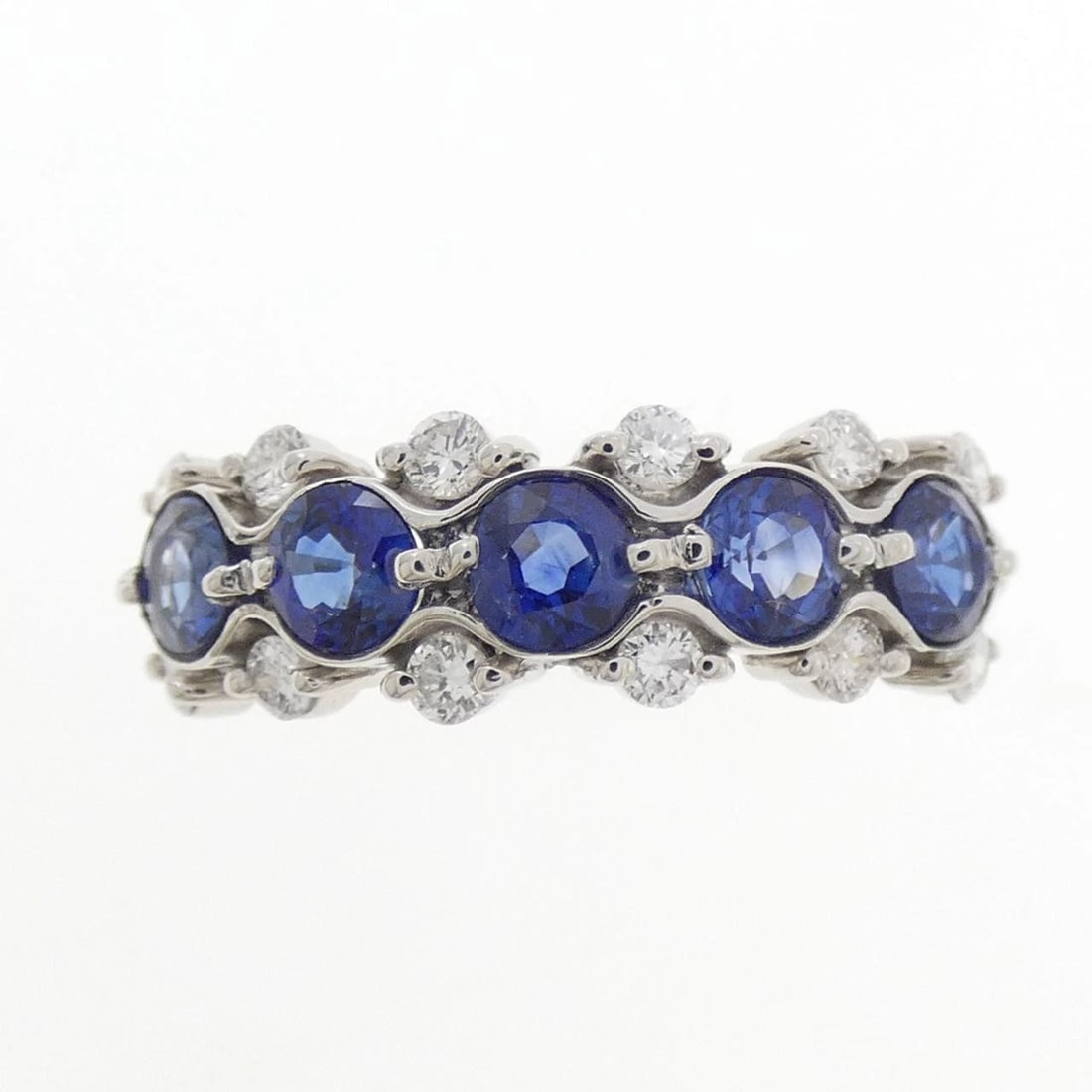 PT900 SAPPHIRE RING - 2