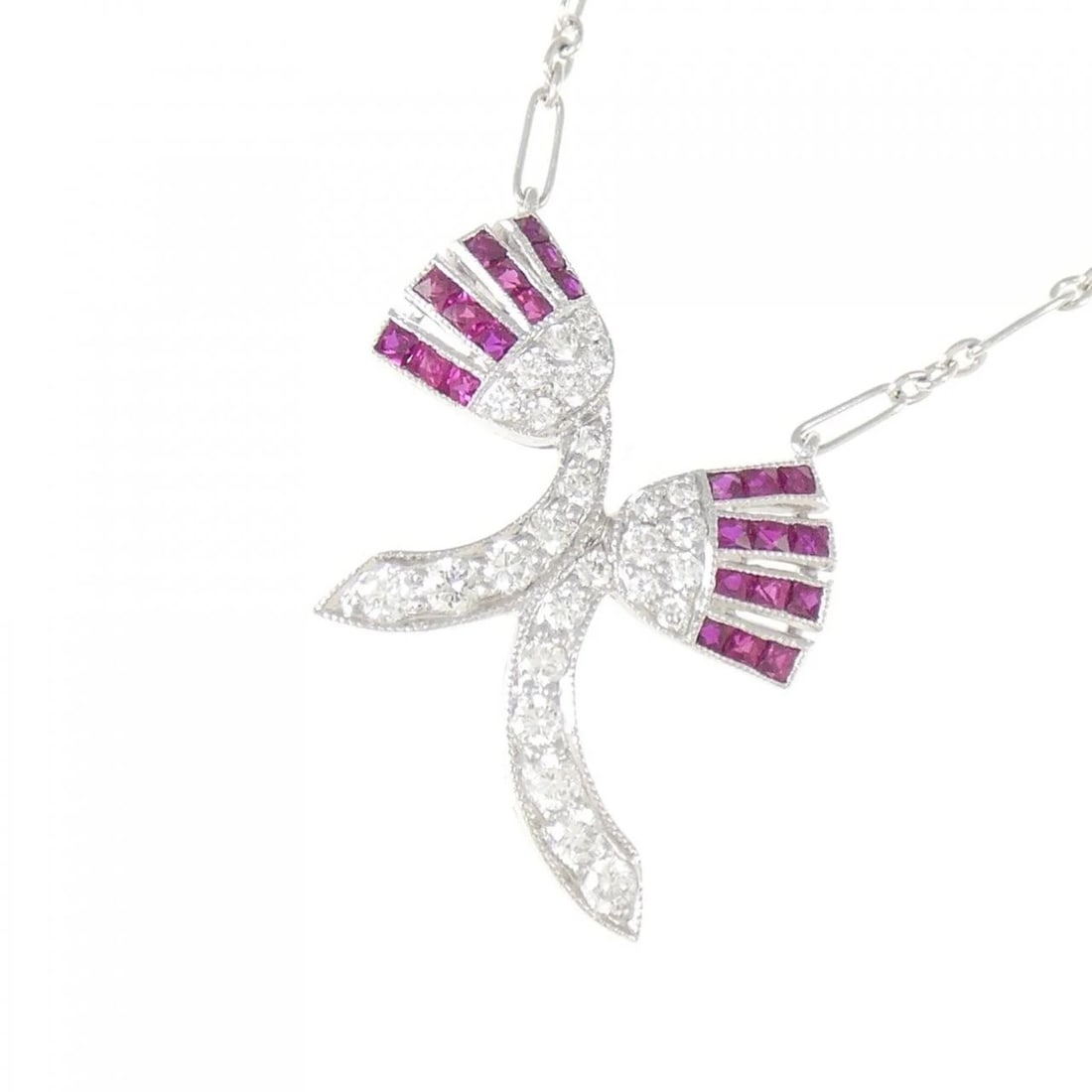 K18WG RUBY NECKLACE - 3