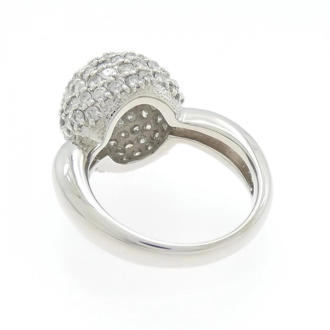PT900 PAVE DIAMOND RING - 2