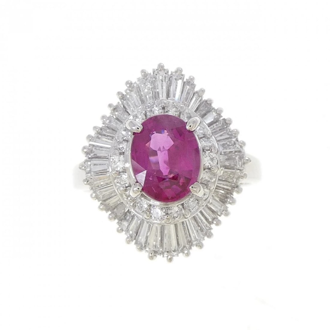PT900 RUBY RING - 2