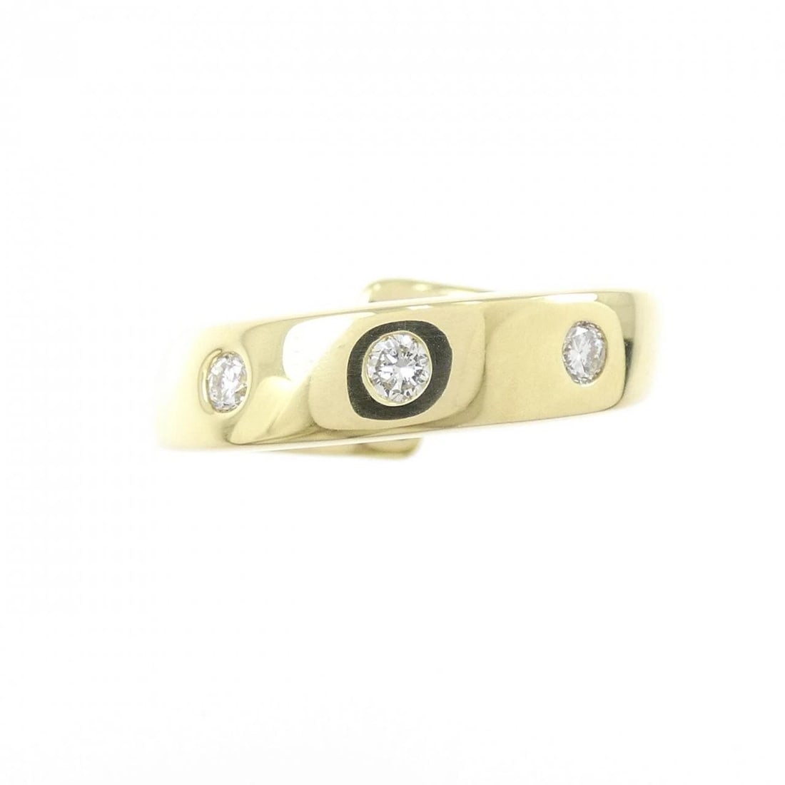750YG DIAMOND RING - 2
