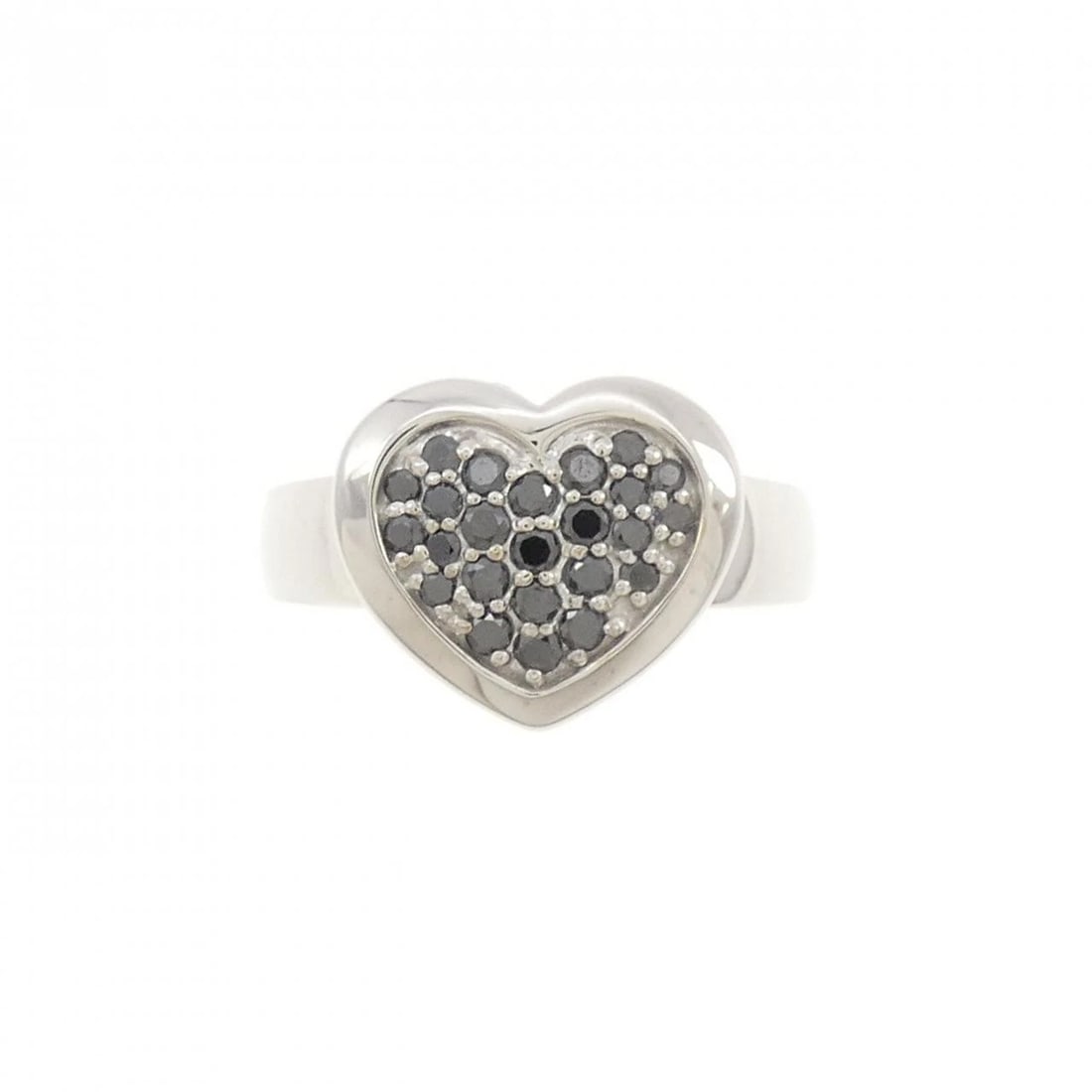 K18WG HEART DIAMOND RING: K18WG Heart Diamond Ring Brand: Unbranded Type/Style: Diamond ring Material: K18WG, Main Stone/Creation Natural Color: WG Size: US 8.5 Accessories: None Accessories Notice: When purchasing pre-owned