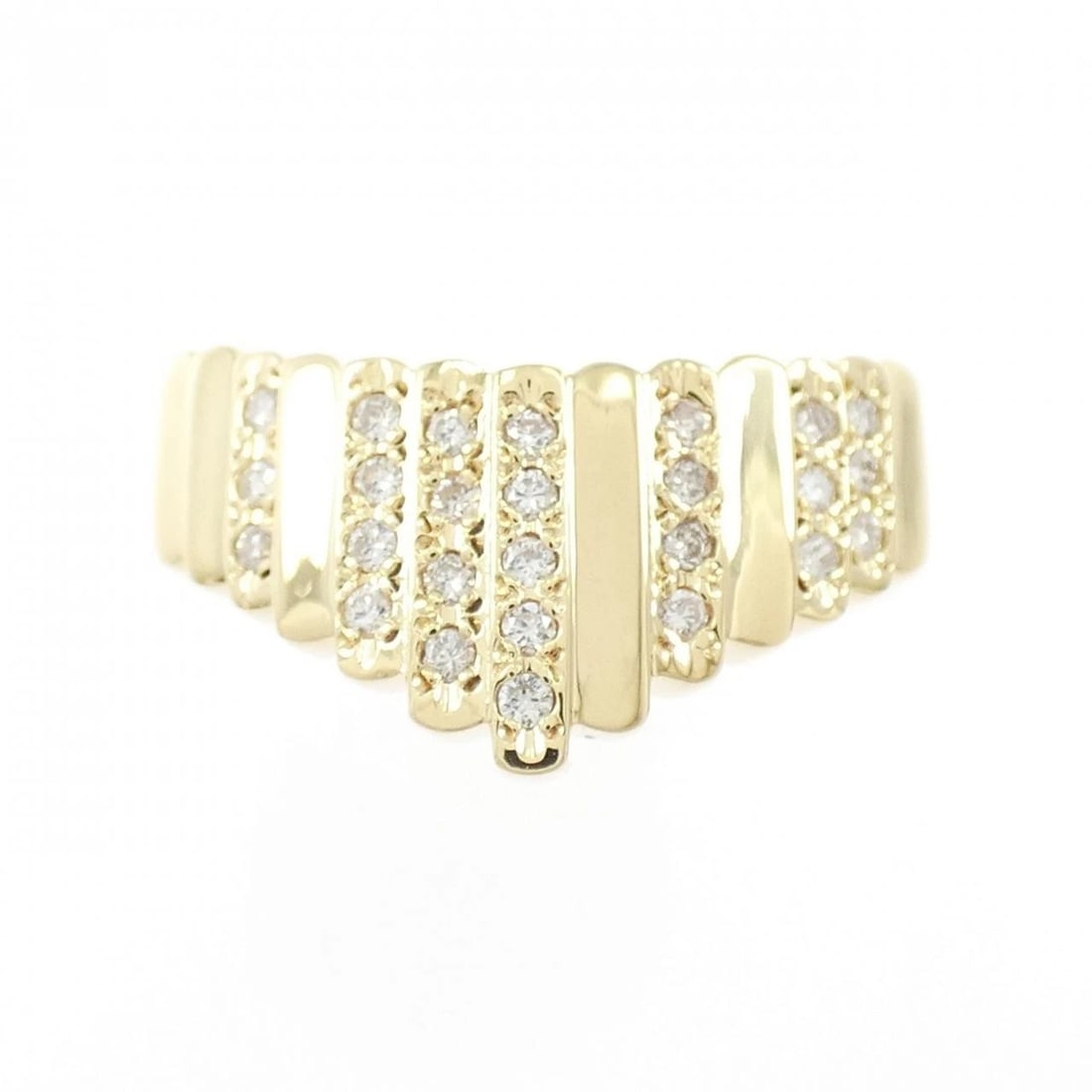K18YG DIAMOND RING - 2